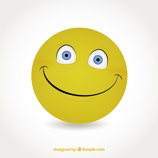 黄色微笑表情符号背景