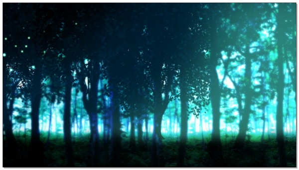 蓝色森林视频素材