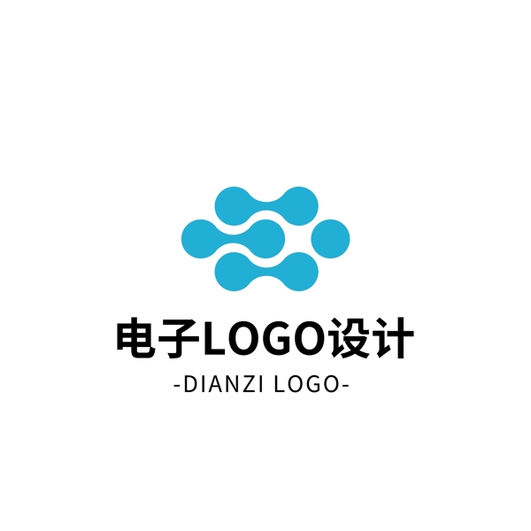 简约大气创意电子电器Logo标志设计