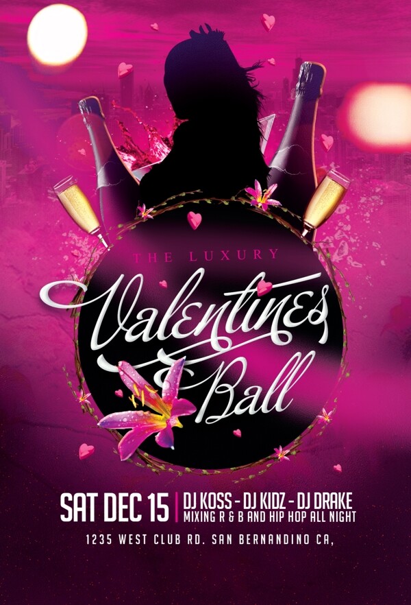 奢华的ValentinesBall