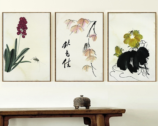 新中式水墨中国风手绘写意画
