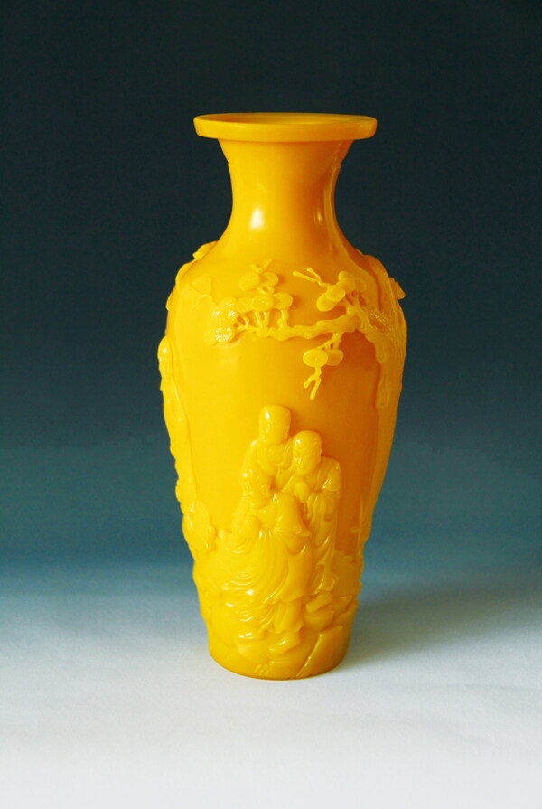 金瓷花瓶图片