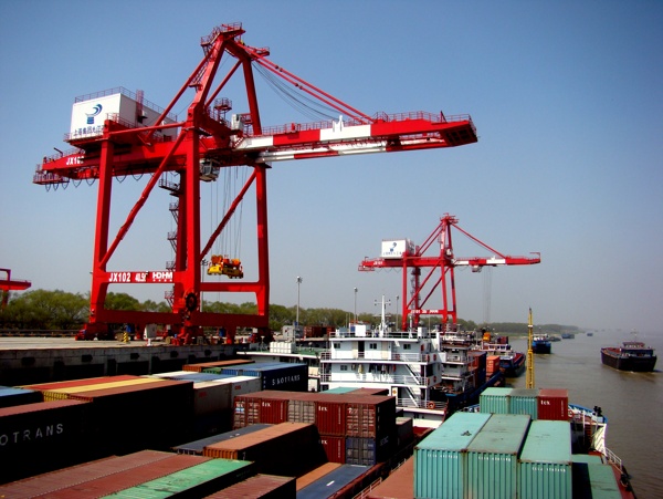 江西九江港外贸码头图片