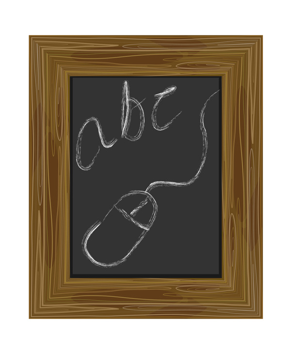 黑板ABC鼠标