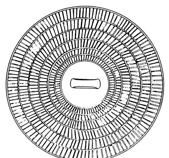 商周时代版画装饰画矢量AI格式0320