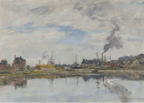 EugeneBoudinStoragePondatTrouville1894.jpeg画家风景画静物油画建筑油画装饰画