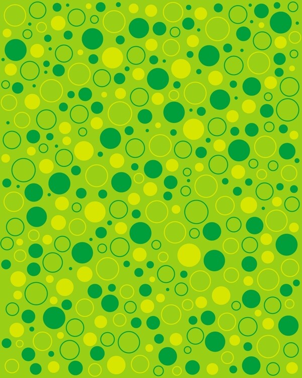 绿色圆形布料印花