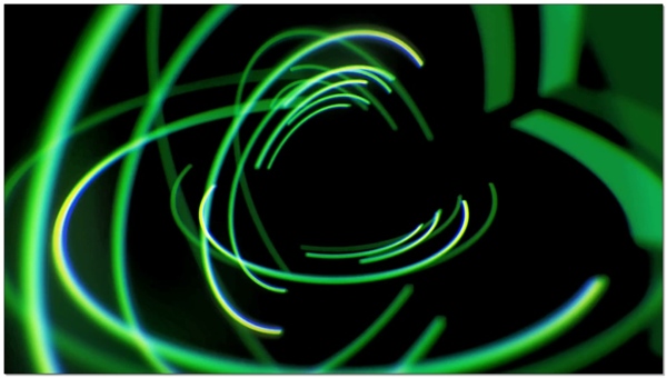 绿色线条动态视频素材