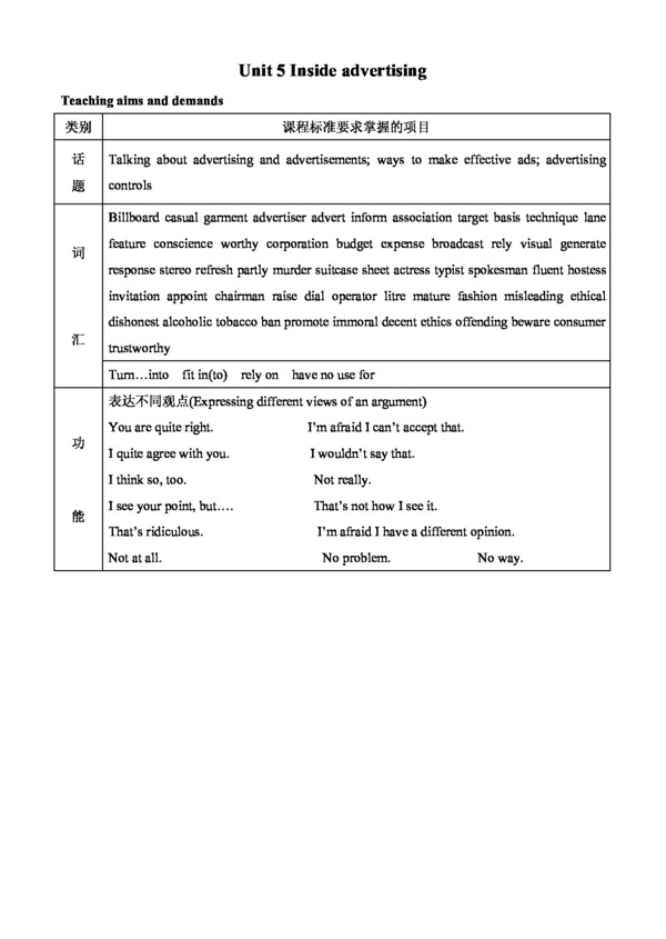 英语人教版广东英语高考模块9教案