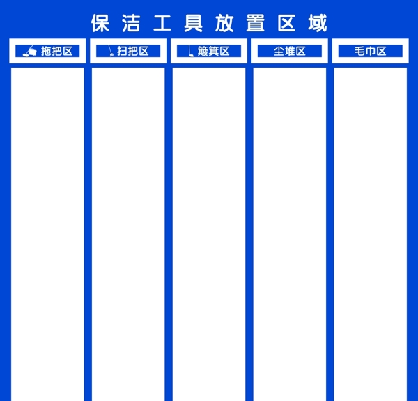 保洁工具放置区