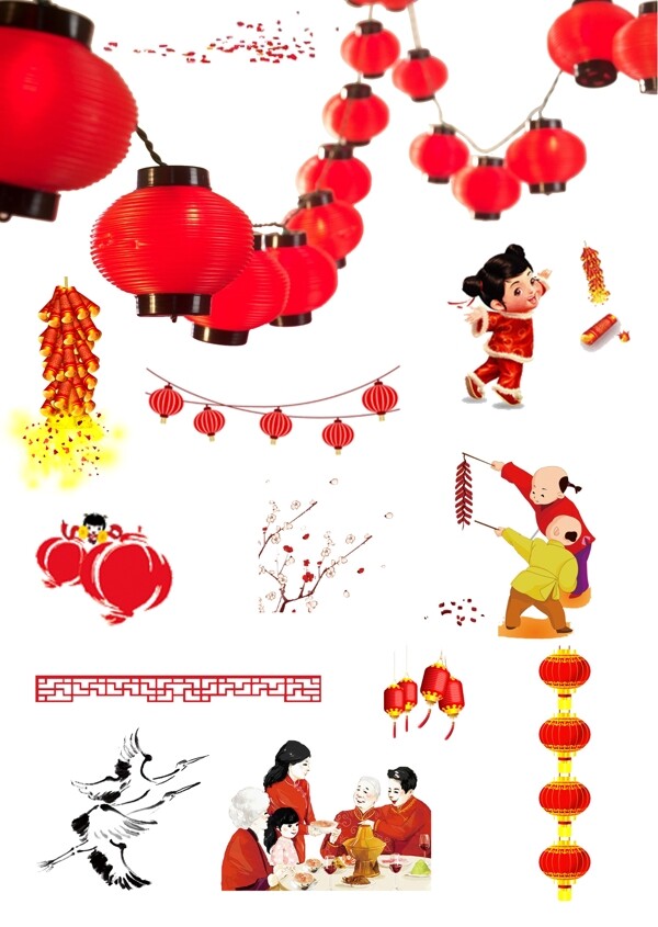 关于春节年文化的素材