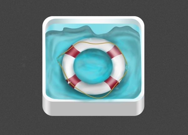 UI设计水池游泳圈