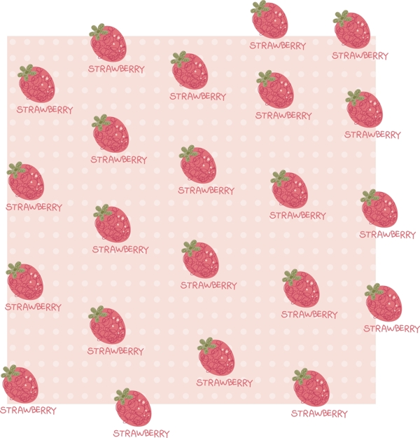 底纹背景草莓图片