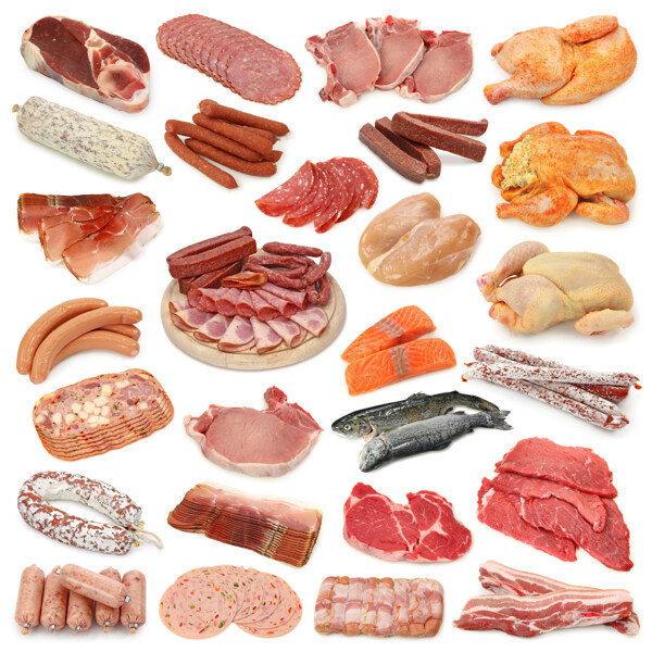 各类肉制品图片
