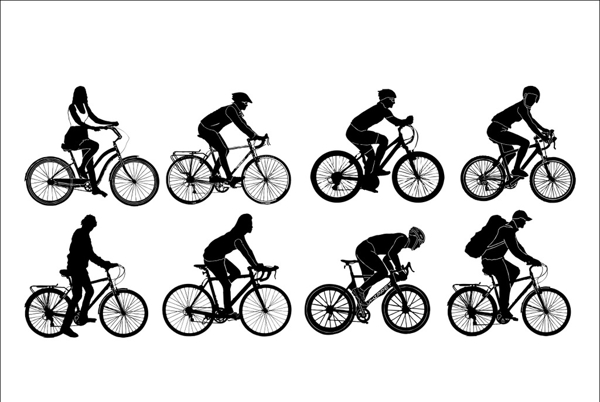 自行车运动剪影