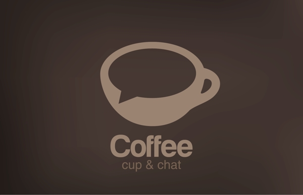 创意咖啡杯logo矢量