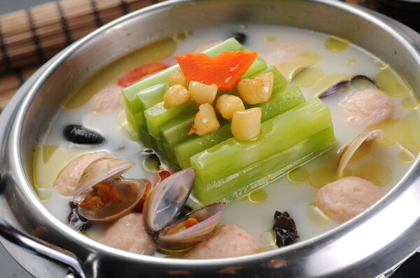 海鲜蔬菜汤