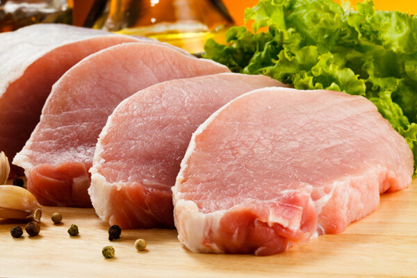 猪肉和青菜图片