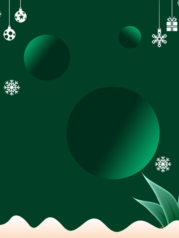 绿色圣诞节背景素材