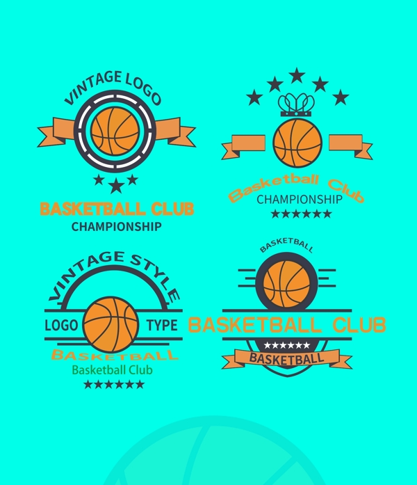 篮球社团图标标志logo
