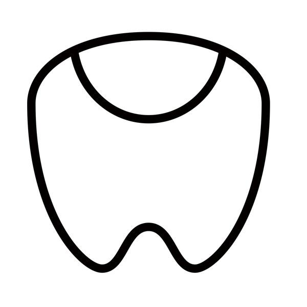 扁平化牙齿