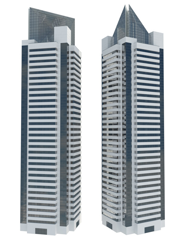高层的建筑模型