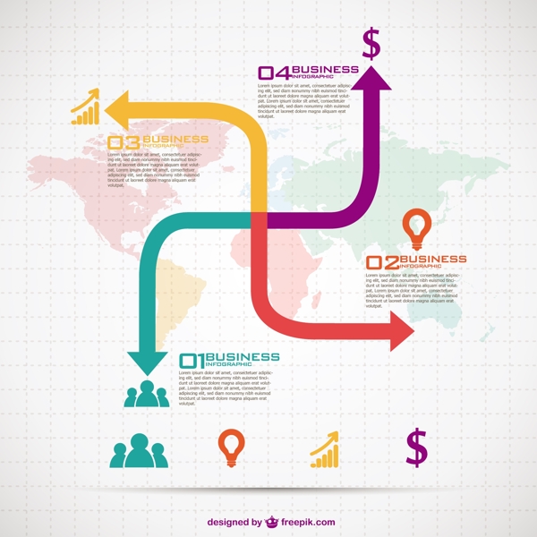 丰富多彩的箭头图表
