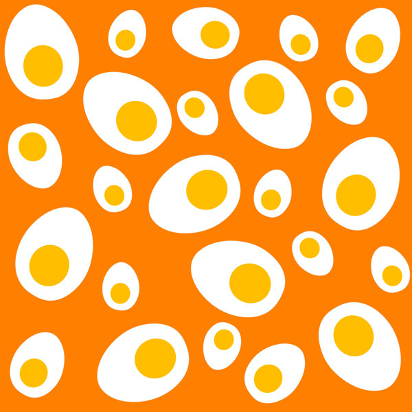 橙色鸡蛋背景图片