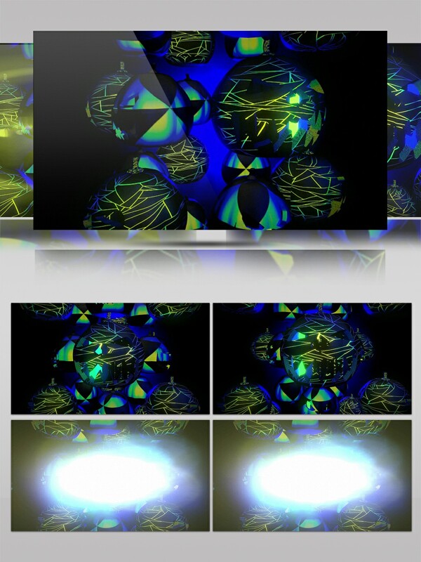 五彩斑斓的灯光动感特效视频素材