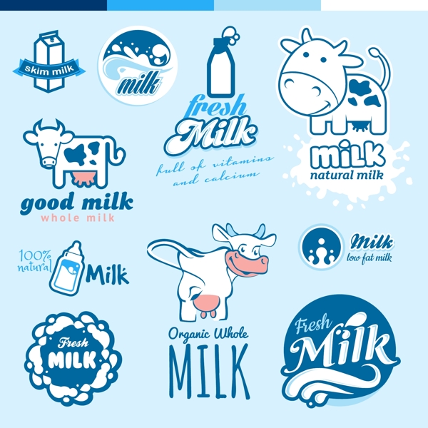 牛奶标志