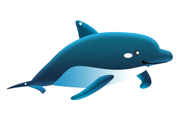 深色海洋海豚