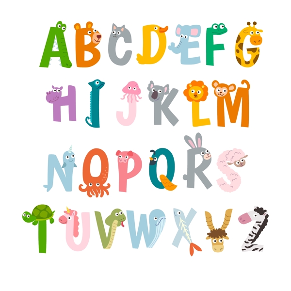英文字母数字图片