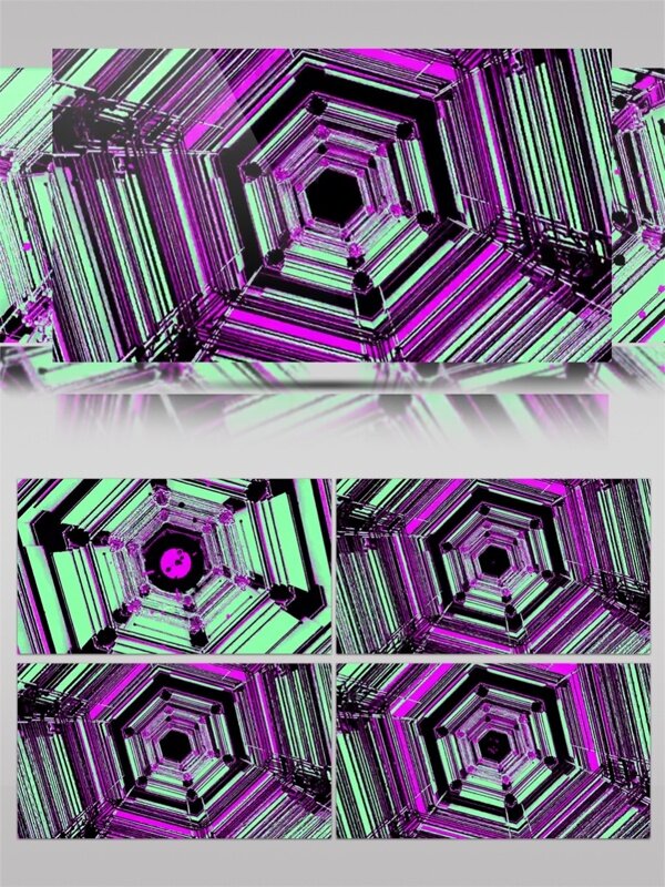 紫色蛛网舞台动态视频素材