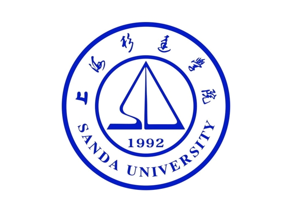 上海杉达学院校徽logo