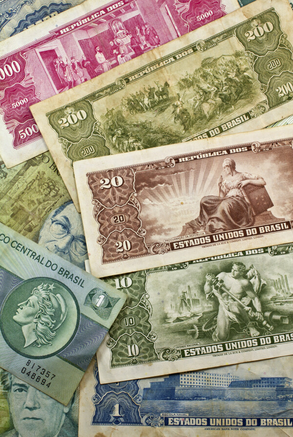 外国纸币图片
