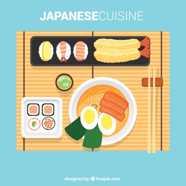 日本饮食卡通素材