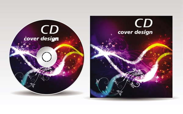 创意CD设计矢量素材