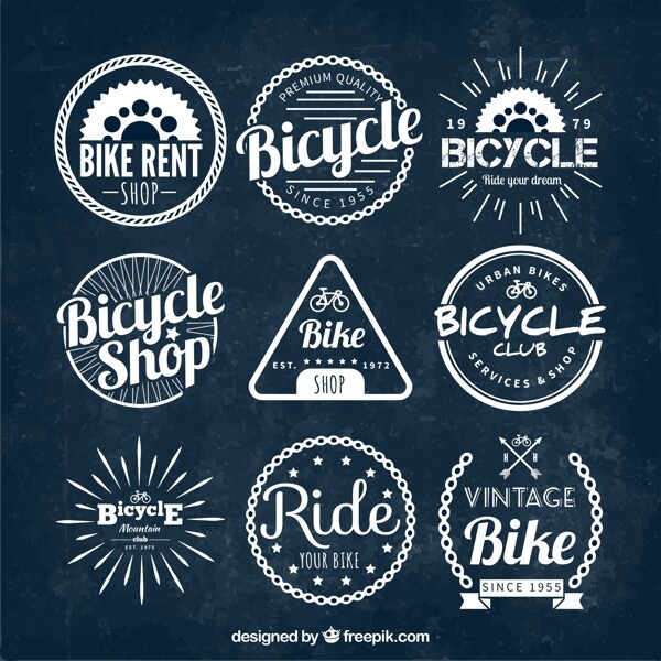 自行车店徽章
