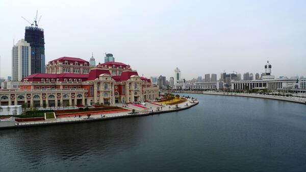 天津海河风光图片