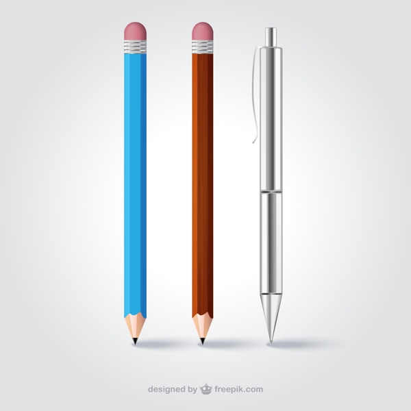 创意铅笔设计矢量图图片