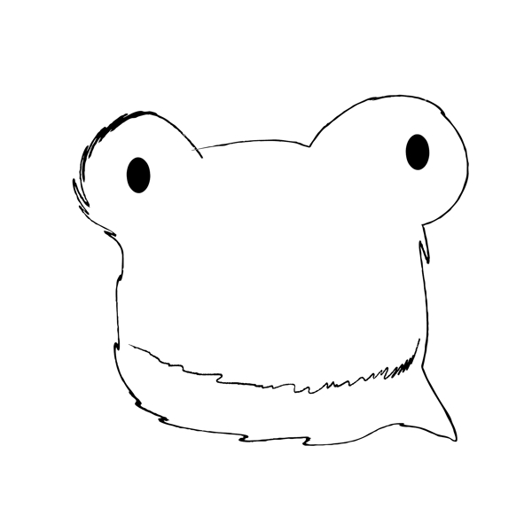 边框元素青蛙动物外形对话框设计