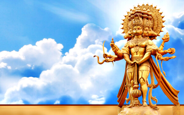 湿婆神像拍片