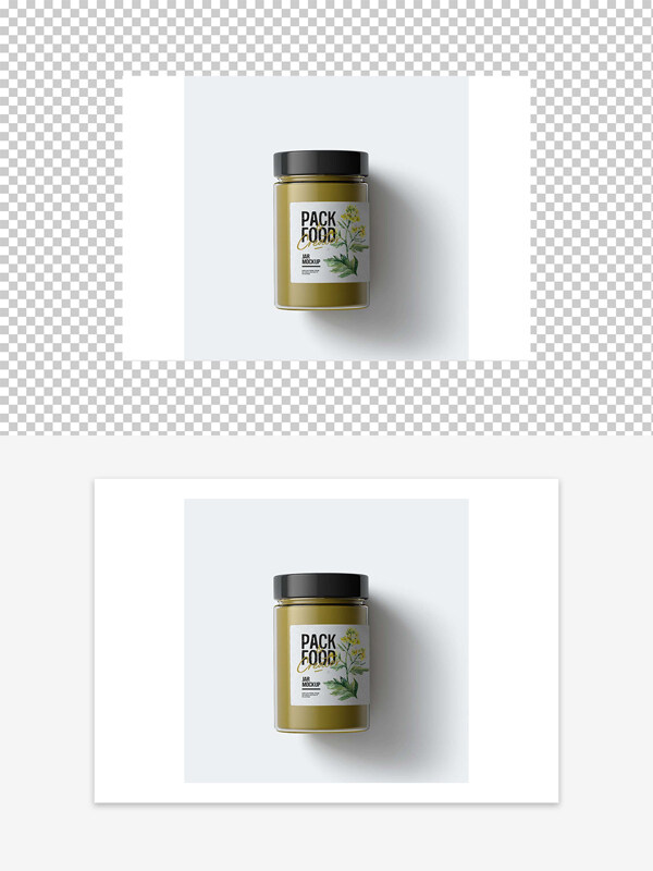 食品玻璃罐样机