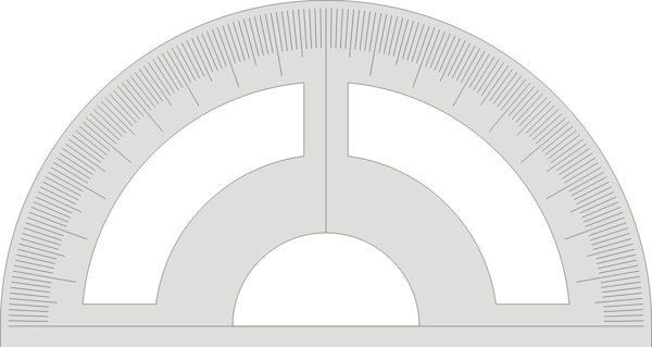 量角器图片