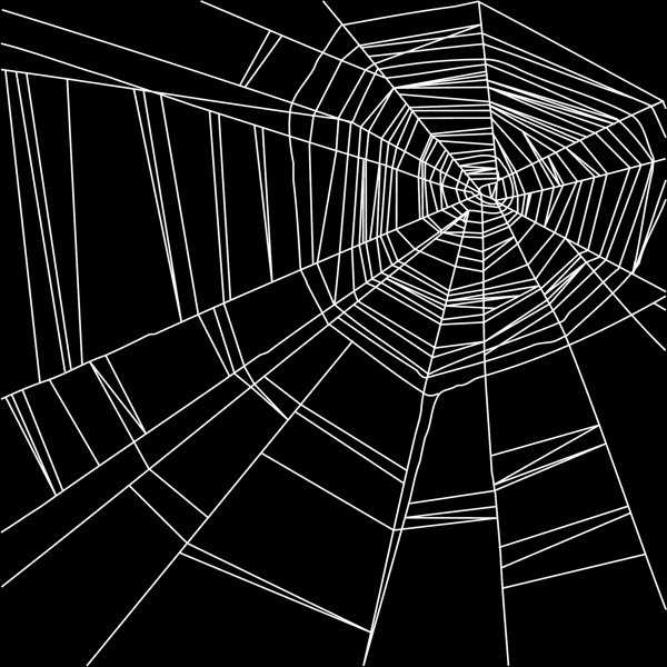 位图图案概括蜘蛛网色彩黑白色免费素材