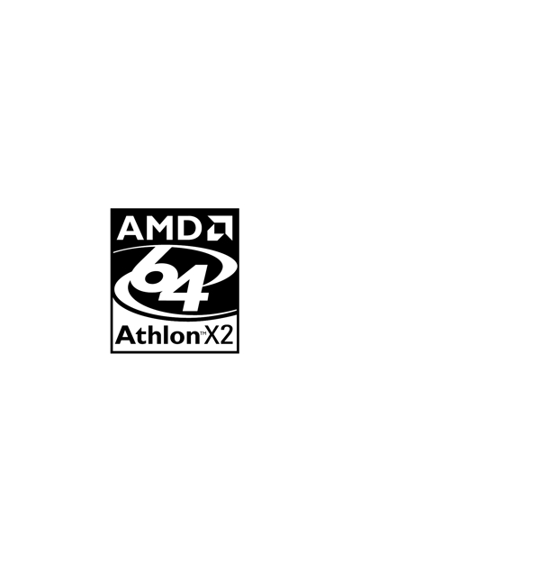AMD64AthlonX2logo设计欣赏AMD64AthlonX2电脑硬件标志下载标志设计欣赏