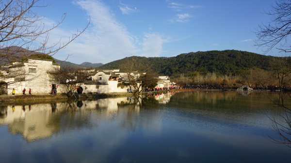西递宏村美景图片