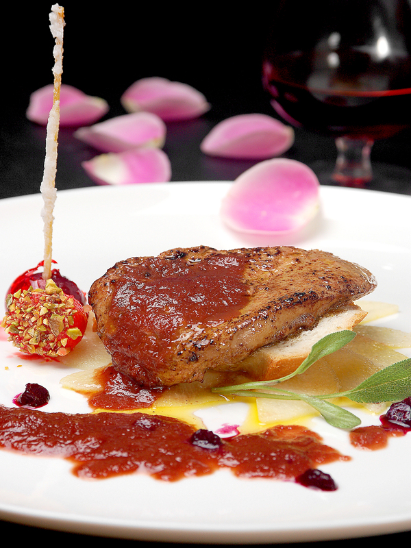 法式雪梨煎嫩鹅肝