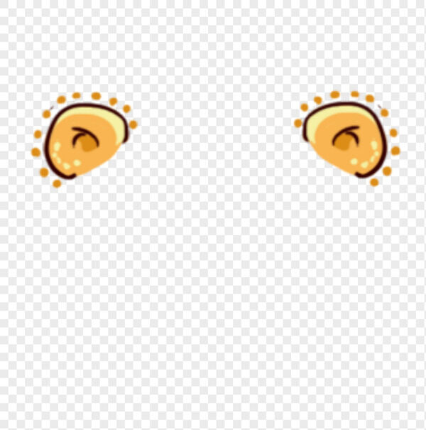 棕色可爱手绘小熊耳朵动漫免抠图