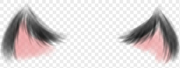 卡通灰色毛毛肉色小耳朵头部装饰小宠物免抠